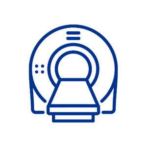 Blue mri 300 MRI machine icon