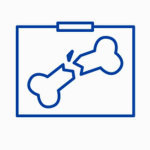 xray broken bone icon